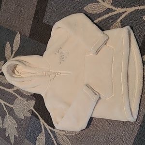 Gap Cozy White Hooded Pullover